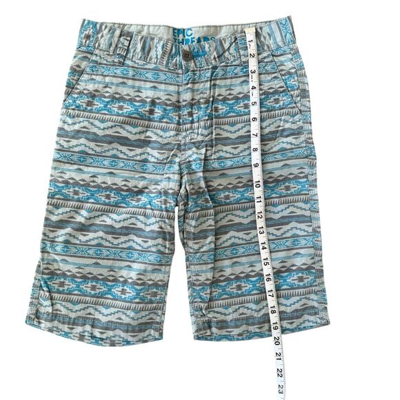 Epic Threads Boys Shorts Blue Gray Geometric Shapes Size 10 - Picture 6 of 7